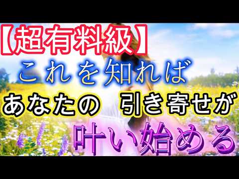 【超有料級】引き寄せの法則を色々試してみたけど、ダメだった人はこの動画を見て下さい。