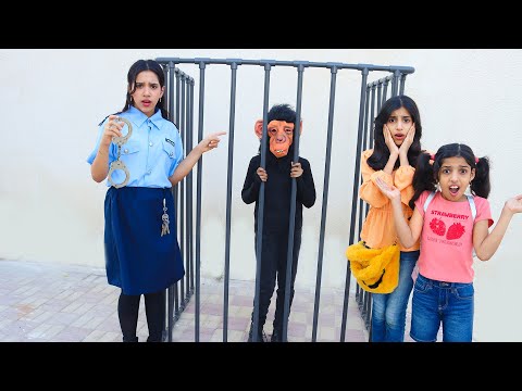 الشرطية دخلت القرد السجن ! شفا Shfa enter the monkey in jail