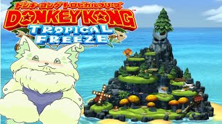 🎮【￥＃ドンキーコングトロピカルフリーズ　】操作わからず2面まできた🍌w