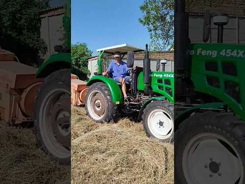 Трактор Euro Feng 454 XL та Прес Підбирач WARTSILA