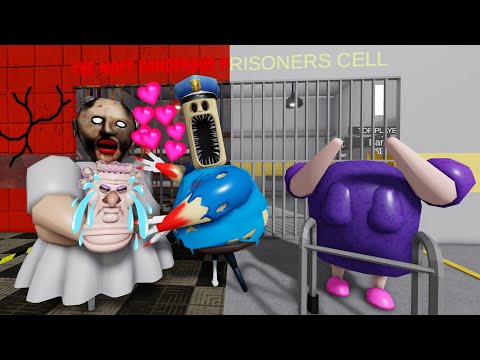 WHO STOLE GRUMPY GRAN'S HEAD? GRANNY FALL IN LOVE WITH EXE BARRY? #roblox #obby