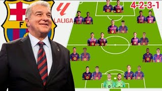 🚨Barcelona Possible Future Line up with Latest Top Transfer Targets Under Laporta Season 2025/2026