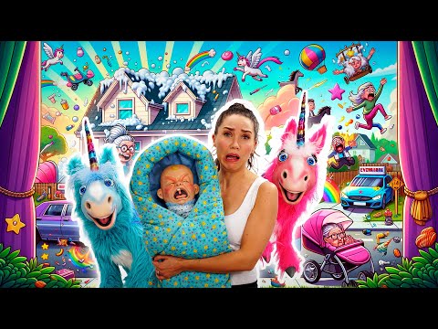 Crybaby's Chaotic Day with Crazy Unicorns