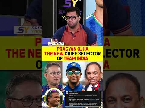 PRAGYAN OJHA <strong>THE</strong> NEW CHIEF SELECTOR OF <strong>TEAM</strong> INDIA #pragyanojha #ajitagarkar #bcci #indiancricketteam