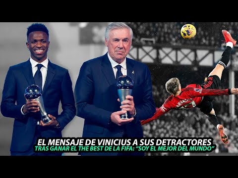 El MENSAJE de VINICIUS a SUS HATERS al PROCLAMARSE como EL MEJOR JUGADOR del MUNDO