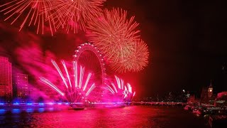 London's New Year's Eve Fireworks 2024-2025