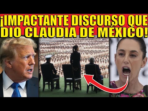 ¡ÚLTIMATUM A EEUU! CLAUDIA LE DICE A TRUMP LO QUE PASARÁ SI INVADEN A MÉXICO!