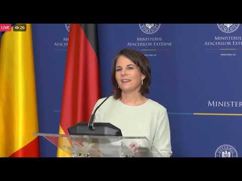 Declarații comune de presă ale ministrului Bogdan Aurescu cu omologul german, Annalena Baerbock