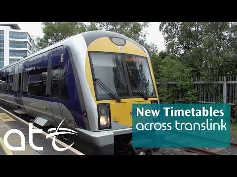 New Timetables across Translink! | All Things Translink