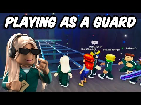 I became a GUARD in ROBLOX SQUID GAME