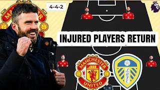 All Players Back! 🔴 Man United Strongest XI vs Leeds | EPL 2025/26