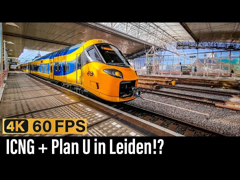 Train Cab Ride NL / ICNG and Plan U at Leiden / Den Haag HS - Leiden / ICNG / November  2023