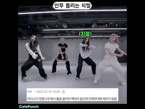 안무 틀리는 지젤 반응?