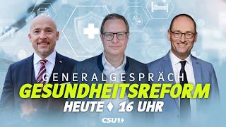 Generalgespräch Gesundheitsreform