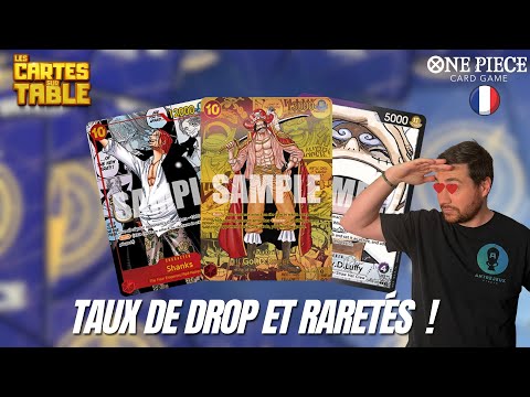 ONE PIECE TCG - GUIDE TAUX DE DROP ET RARETE