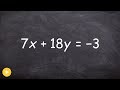 Determining Slope and Y-Intercept from Standard Form Equations