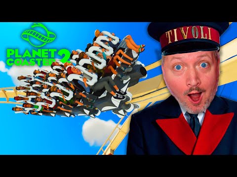 Parkens FØRSTE Rutschebane! (Planet Coaster 2)