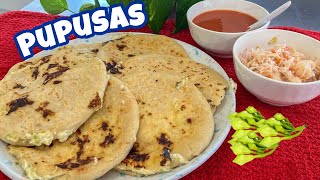 PUPUSAS DE LOROCO Y QUESO CREMA