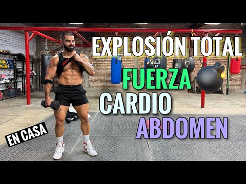 Explosión Total Rutina de Fuerza, Cardio y Abdomen (30 Minutos) Ejercicios en Casa