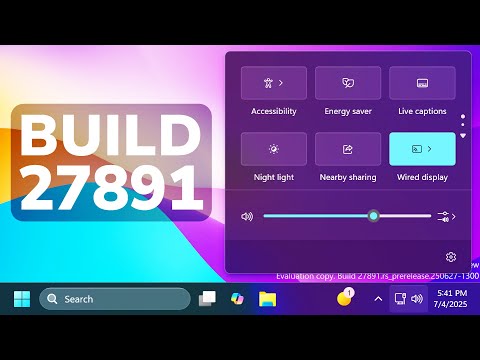 New Windows 11 Build 27891 – New Battery Icon on Lock Screen and Fixes (Canary)