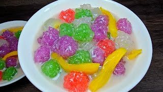 CHÈ BỘT BÁNG - cách nấu Chè Bột Báng dai giòn mềm dẻo nước cốt dừa béo ngon