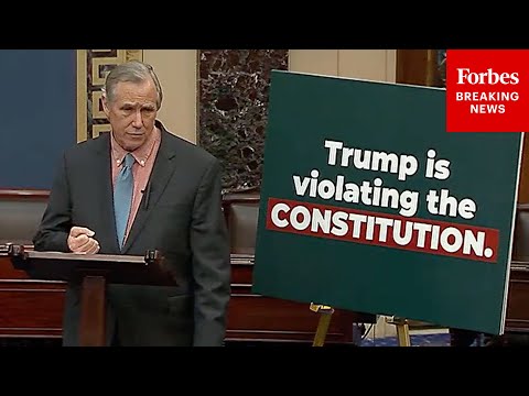 YouTube video thumbnail: Jeff Merkley Slams Republicans Over Shutdown: 'Unwilling To Actually Even Hold A Conversation'