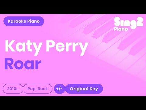 ROAR (Piano Karaoke Version) Katy Perry