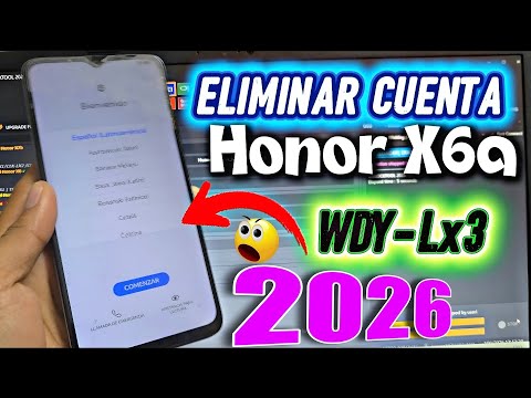 ELIMINAR CUENTA GOOGLE A HONOR X6A - Frp honor x6a WDY-LX3 // frp x6a plus - unlock tool