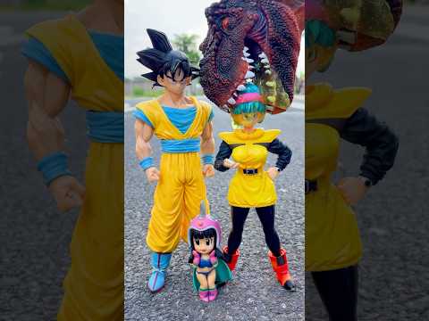 Woa Goku Bite Head Dragon-Ball & Dinosaur Toys ASMR Video #woagoku #toys #asmr #dinosaur #crazy #dbz