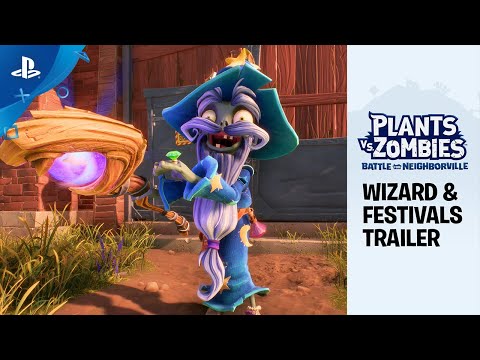 Plants vs. Zombies: Battle for Neighborville - New Festival Content Trailer ft. Wizard | PS4