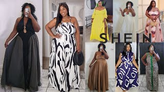 End of Summer MAXI Dress Haul! *plus size* Shein Fall Transition Looks