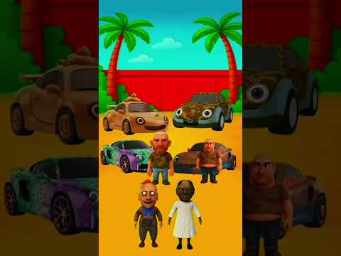granny को पोटी वाली कार में भेज दिया #granny #grandpa #cartoon #horror #funny #animation