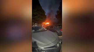 DeKalb County apartment fire captured by Atlanta News First viewer