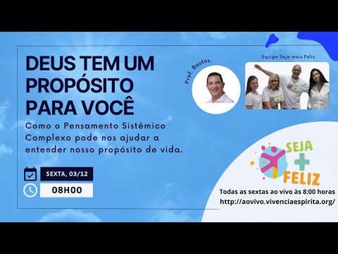 #AOVIVO SMF105 - Deus tem um propósito para você Com prof. João Bastos,