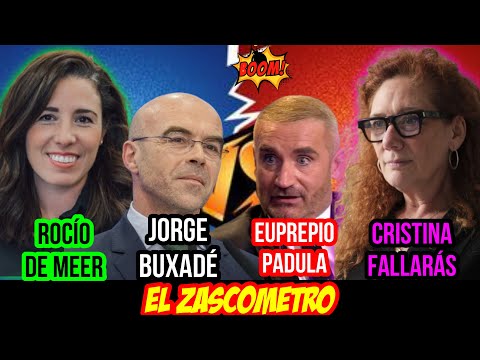 ZASCAS de ROCÍO de MEER (VOX) y JORGE BUXADÉ. RIDÍCULO de FALLARÁS y EUPREPIO PADULA - EL ZASCOMETRO