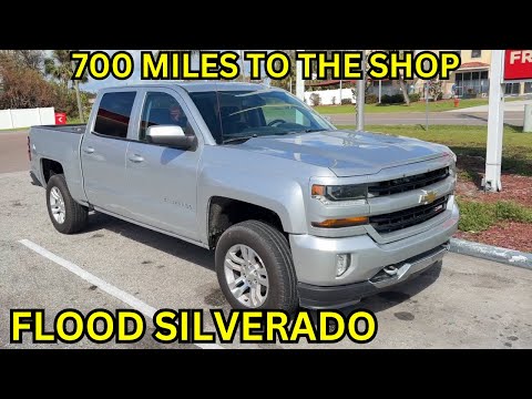 Mike Drives The Flood Silverado 700 Miles Back to Shop & Quick Fix