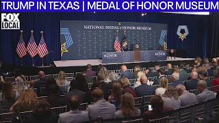 President Trump Tours Medal of Honor Museum in Arlington