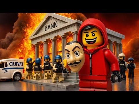 LEGO Money Heist: Explosion The Bank in Action
