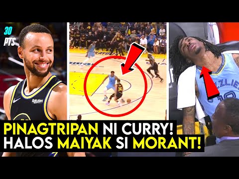 Steph Curry PINAGTRIPAN ang Higante ng Memphis! Ja Morant Halos Maiyak! Warriors vs Grizzlies Game 3