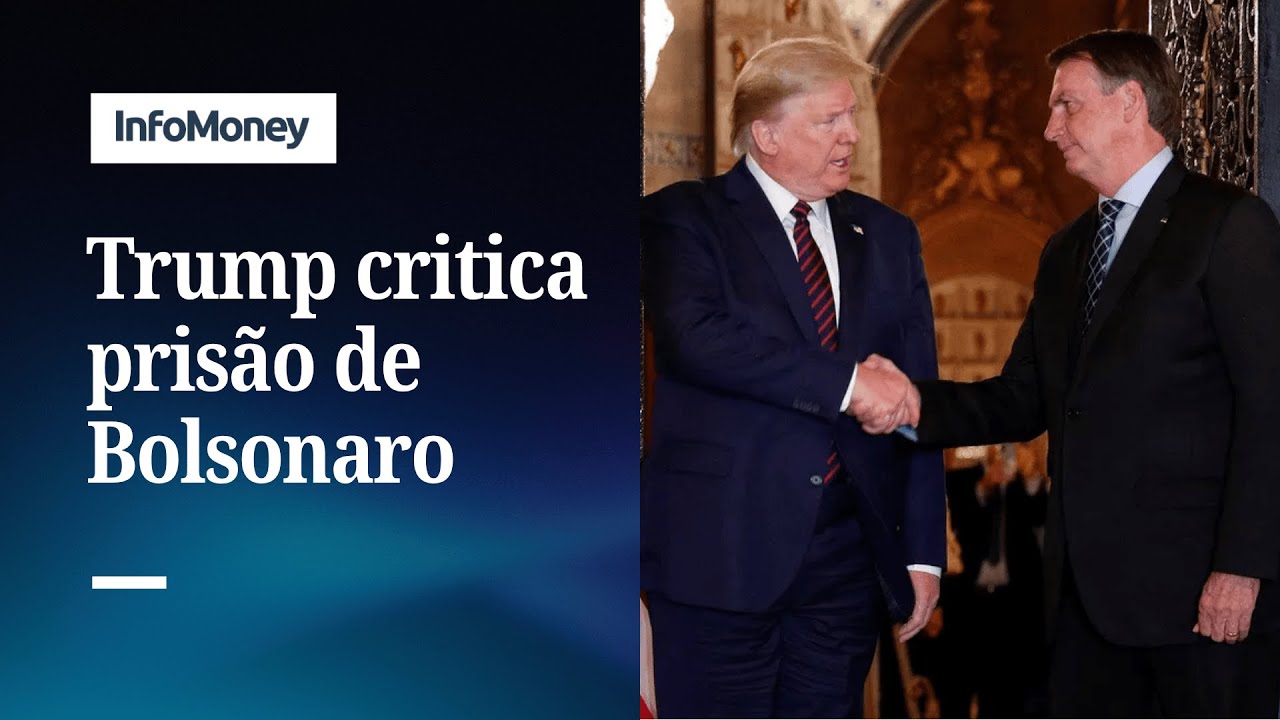 VEJA Trump acusa Moraes de violar direitos humanos após prisão de Bolsonaro | InfoMoney News
