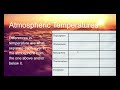 Atmospheric Science Concepts Assessment