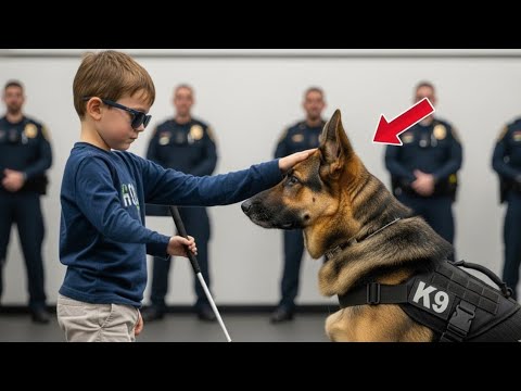 Police Said K9 Dog Was Deemed Uncontrollable — Until a Blind Boy Whispered a Word