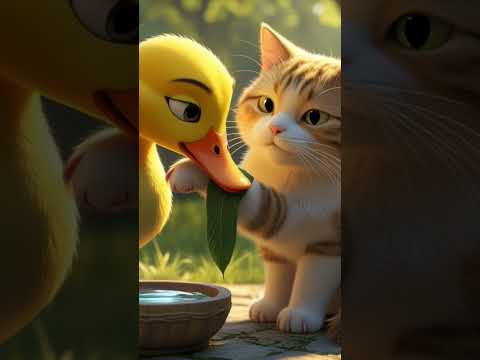 A Cat 🐱 Faught For Her Friend Duck🦆|Viral Cat and Animals Viral Videos l Most Viral Cat And Duck