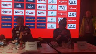 Kamil Stoch i Dawid Kubacki na konferencji prasowej - Zakopane 2020 - Część 2