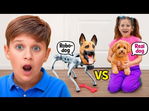 ロボ犬VS本物の犬