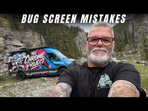 Bug Screen Regrets In The Northern Rockies. I HOPE THIS GET'S BETTER