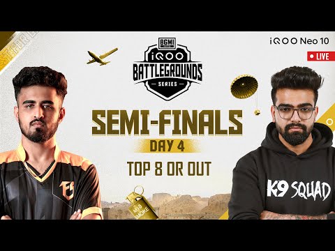 [HINDI] iQOO Battleground Series 2025 | Semi Finals - Day 4 #QuestForGlory #iQOONeo10
