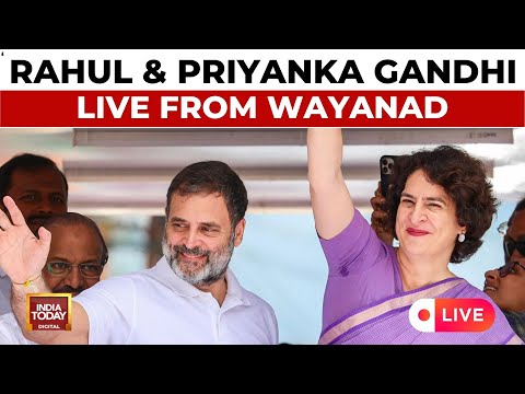 LIVE :Priyanka Gandhi Speech | Wayanad By-Election Public Meeting | India Today LIVE