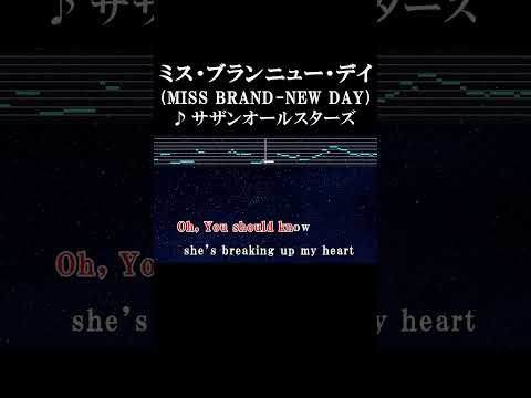 わりとよくあるタイプの君よ #カラオケ #歌詞 #ミスブランニューデイ #サザンオールスターズ #onvocal #本人ボーカル #1984
