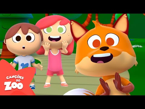 Se Você Está Feliz, Bata Palmas! | Canções do Zoo 🐵 Música Infantil | O Reino Infantil